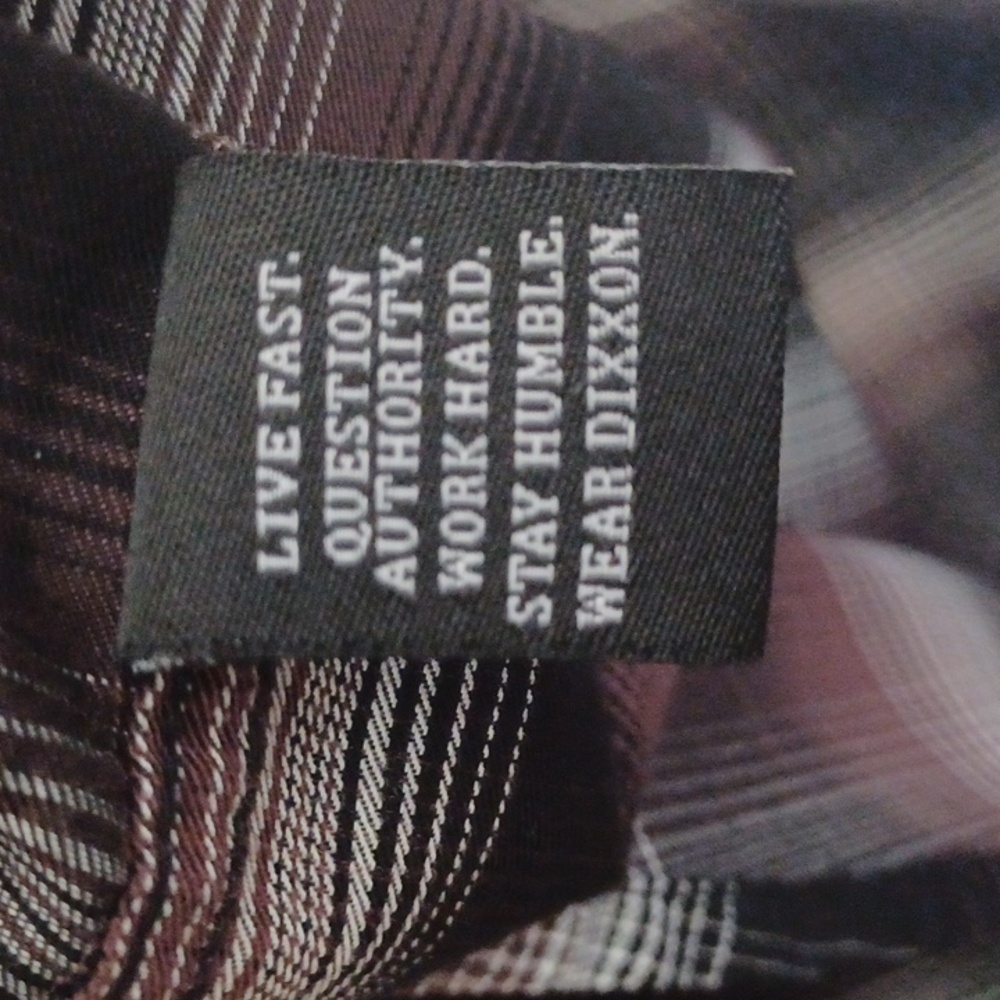 DIXXON Flannel Co Guerrero Plaid Button Up Shirt SZ M Brown Bamboo - Picture 14 of 16